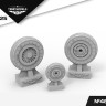 Temp Models 48252 Колеса шасси Миг-25 1/48