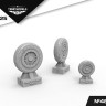 Temp Models 48252 Колеса шасси Миг-25 1/48