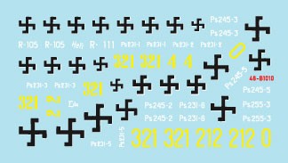 Star Decals 48-B1010 Finland WW2 # 2.Soviet T-34 m/1941, Soviet T-34 m/1943 and Soviet T-34-85 1/48