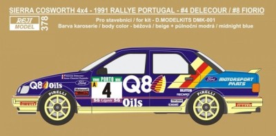 Reji Model 378 Transkit Ford Sierra Cosw. Ral. Portugal 1991 1/24