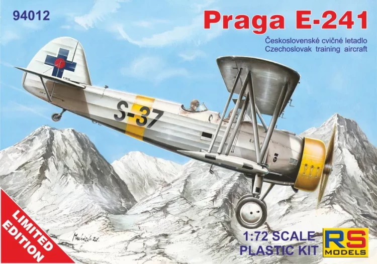 Rs Model 94012 Praga E-241 Czechoslovak training aircraft 1/72