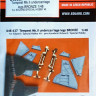 Eduard 648637 BRASSIN Tempest Mk.II undercarr. legs BRONZE 1/48