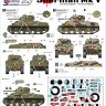 Star Decals STAR35861 Three Rivers Regiment.Ontario RegimentSherman Mk.V. Chaplain, Cartier, Atlas 1/35