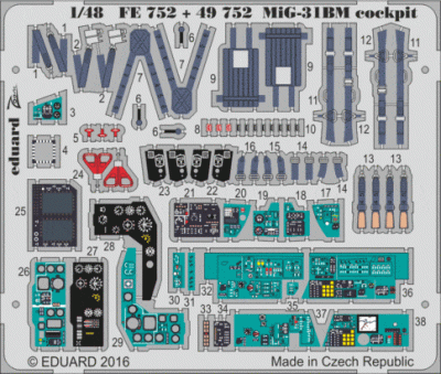Eduard 49752 MiG-31BM 1:48