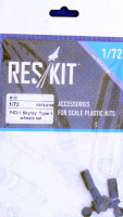 Reskit RS72-0198 F4D-1 Skyray Type 1 - wheels (TAM,AIRF) 1/72