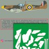 Print Scale M72008 Mask&Decal Supermarine Spitfire Mk.1 Part 5 1/72