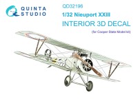 Quinta Studio QD32196 Nieuport XXIII (CSM) 1/32