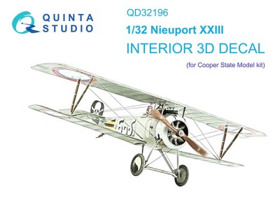 Quinta Studio QD32196 Nieuport XXIII (CSM) 1/32
