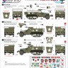 Star Decals STAR35988 U.S. M2 and M2A1 Halftracks - 12th Armored Division 1/35