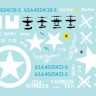 Star Decals STAR35988 U.S. M2 and M2A1 Halftracks - 12th Armored Division 1/35