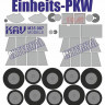 KAV M35087 Маска Einheits Personenkraftwagen для моделей производства ICM (35581, 35582, 35583) 1/35