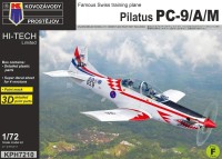 Kovozavody Prostejov H7210 Pilatus PC-9/A/M (4x camo) HI-TECH 1/72
