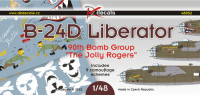 Dk Decals 48052 B-24D Liberator 'The Jolly Rogers' (9x camo) 1/48