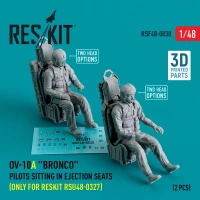Reskit F48038 OV-10A 'Bronco' pilots sitting in eject.seats 1/48