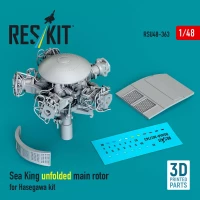 Reskit U48363 Sea King unfolded main rotor (HAS) 1/48