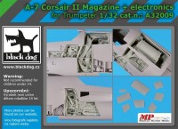 Black Dog A32009 LTV A-7D/A-7E Corsair II magazine + electronics (designed to be used with Trumpeter kits) 1/32