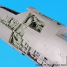 Black Dog A32009 LTV A-7D/A-7E Corsair II magazine + electronics (designed to be used with Trumpeter kits) 1/32