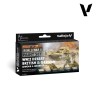 Valejio VAL-70208 Набор красок, цвета бронетанковых и пехотных войск великобритании и германии в северной африке 2 мв 6 шт