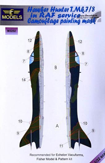 Lf Model M3252 Mask H.Hunter T.Mk.7/8 RAF Camoufl.painting 1/32