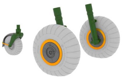 Eduard 648130 Ju 88 wheels early