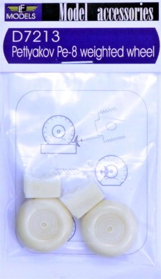 LF Model D7213 Petlyakov Pe-8 weighted wheels 1/72
