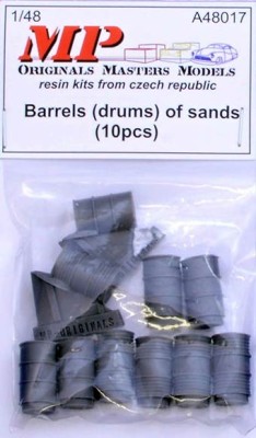 Mp Originals Masters Models MP-A48017 1/48 Barrels (drums) of sands (10 pcs.)