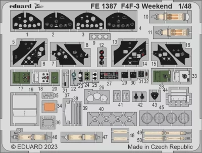 Eduard FE1387 F4F-3 Weekend (EDU) 1/48