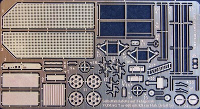NH Detail NHM72038 Sd.Kfz.Vomag with rear mounted 88mm Flak gun 1/72