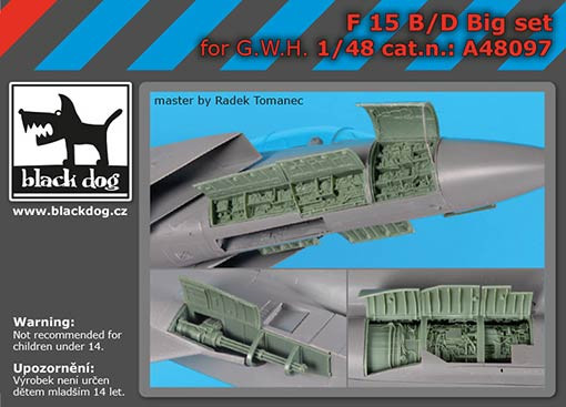 BlackDog A48097 F-15 B/D Big set (G.W.H.) 1/48