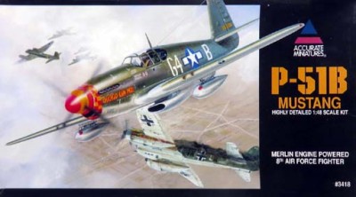 Accurate Miniatures 3418 P-51B MUSTANG 1:48