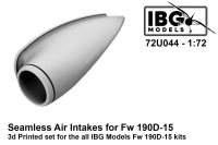 IBG Models U7244 Fw 190D-15 Seamless Air Intakes 1/72