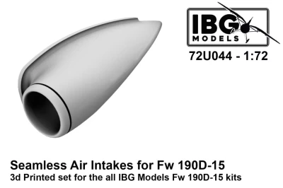 IBG Models U7244 Fw 190D-15 Seamless Air Intakes 1/72