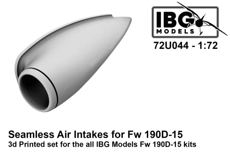 IBG Models U7244 Fw 190D-15 Seamless Air Intakes 1/72