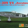 RS Model 92202 Me-309 V4 'Zerstorer' Heavy Fighter (4x camo) 1/72