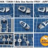 KV Models 72959 BAe Sea Harrier FRS1 / FA2 (AIRFIX #A04051, #A04052, #A04052A) + маски на диски и колеса AIRFIX GB 1/72