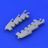 Eduard 648182 1/48 Дополнение к модели Spitfire Mk. V exhaust stacks fishtail