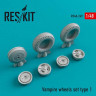 Reskit RS48-0249 Vampire type 1 wheels ((TRUMP/HOBBYCR.) 1/48