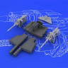 Eduard 648076 1/48 Набор дополнений MG 131 mount for Fw 190D-9