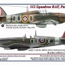 AML AMLC144008 Decals 312 th Squadron RAF, Part IV 1/144