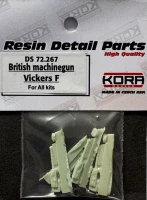 Kora Model DS72267 Vickers F British machinegun (all kits) 1/72