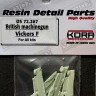 Kora Model DS72267 Vickers F British machinegun (all kits) 1/72