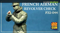 Copper State Models F32-044 French airman checking revolver 1/32