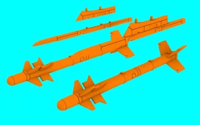 Lf Model 3D4807 G.550 Magic Air-to-Air missile (3D-printed) 1/48