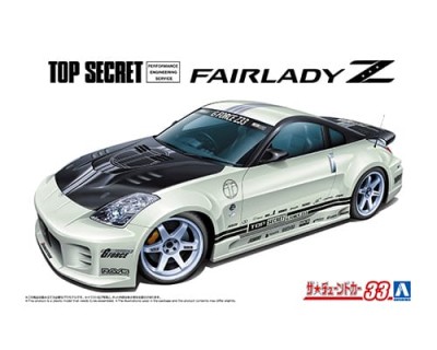 Aoshima 69516 TOPSECRET Z33 FAIRLADY Z '05 (NISSAN) 1/24
