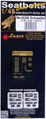 HGW 148576 Seatbelts Me 262B Schwalbe ORLON (laser) 1/48