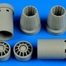 Aires 4639 F/A-18E/F Super Hornet exhaust nozzles - opened 1/48