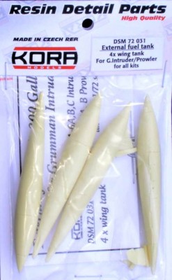 Kora Model DSM72031 Wing fuel tanks - G.Intruder/Prowler (4 pcs.) 1/72
