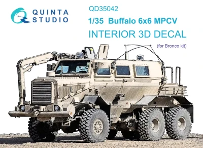 Quinta studio QD35042 Buffalo 6x6 MPCV (Bronco) 1/35