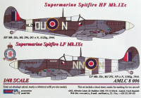 AML AMLC48006 Маски S.Spitfire Mk.IXC (DUoN, NNoN) 1/48