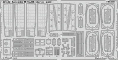 Eduard 72582 Lancaster B Mk.III exterior 1/72